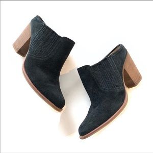 Steve Madden Black Suede Mertta Mule